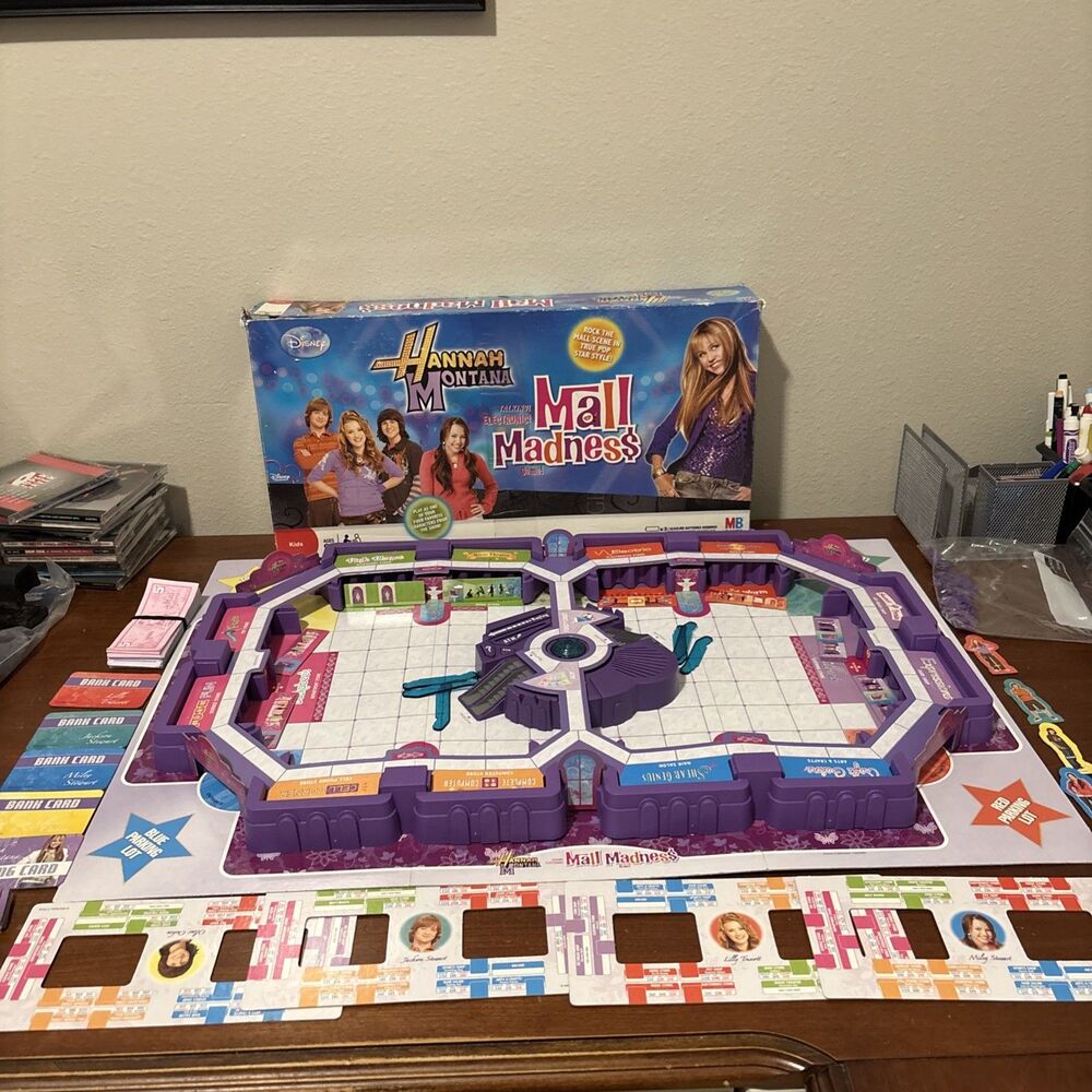 Disney Hannah Montana Electronic Mall Madness Game Hasbro 2008